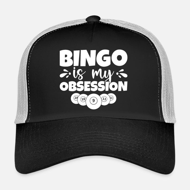 Bingo Player Bingo Is My Obsession Bingo Casquette trucker 