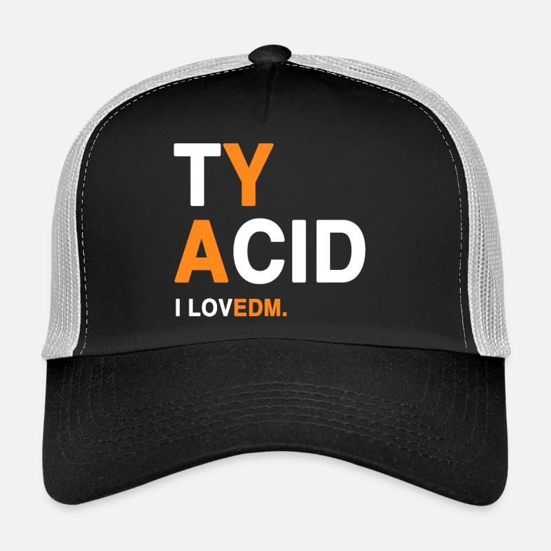 I LOVEDM - EDM-Fans  - Trucker Cap - Schwarz/Steingrau
