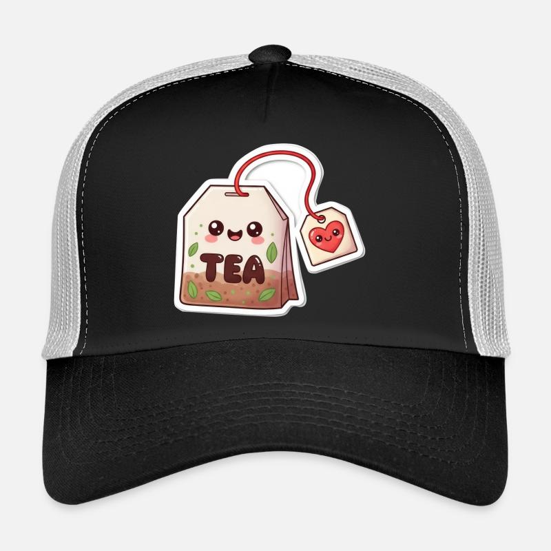 Kawaii Teebeutel Herzdesign Trucker Cap