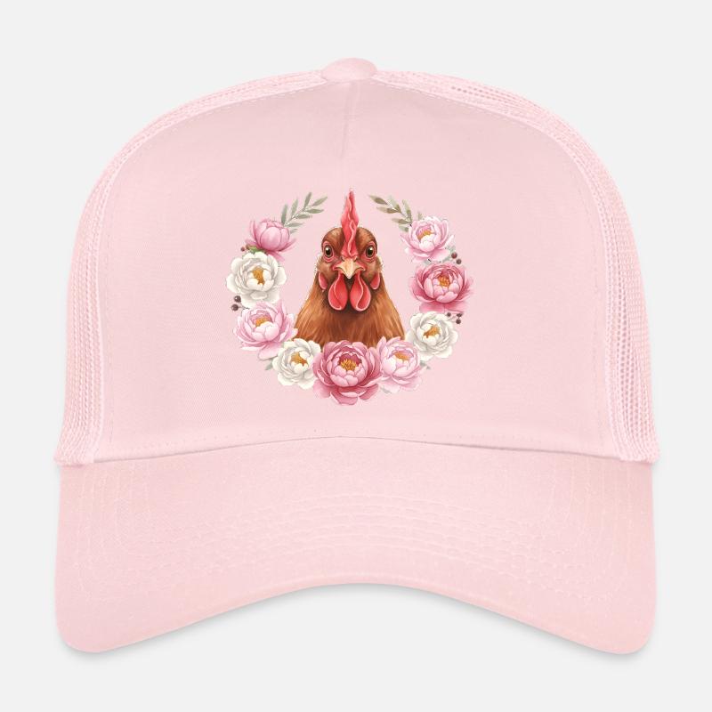 Brown chicken Trucker Cap