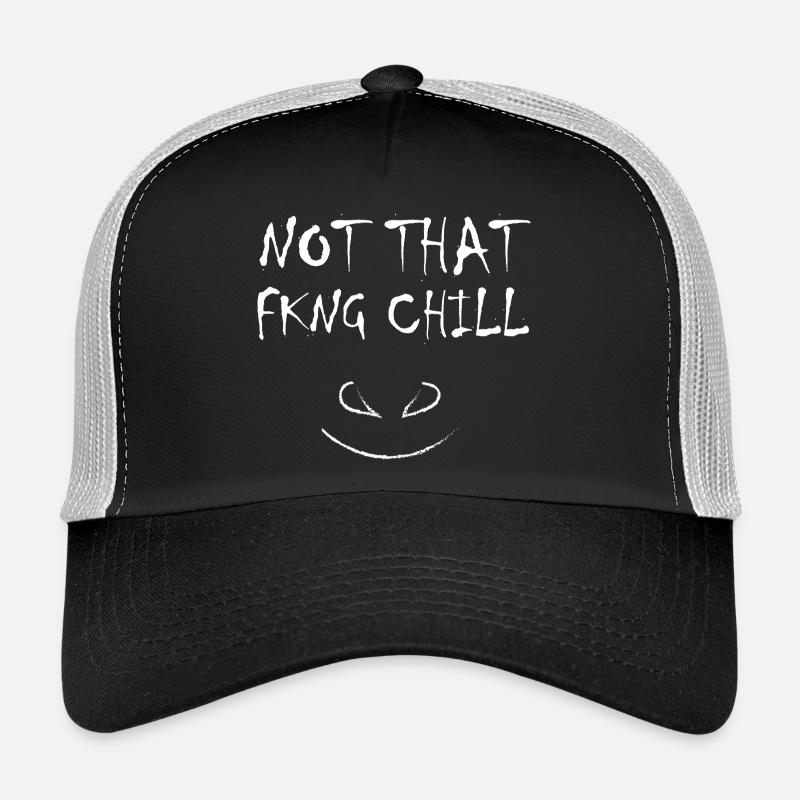 Not that chill - Casquette trucker  - noir/gris pierre