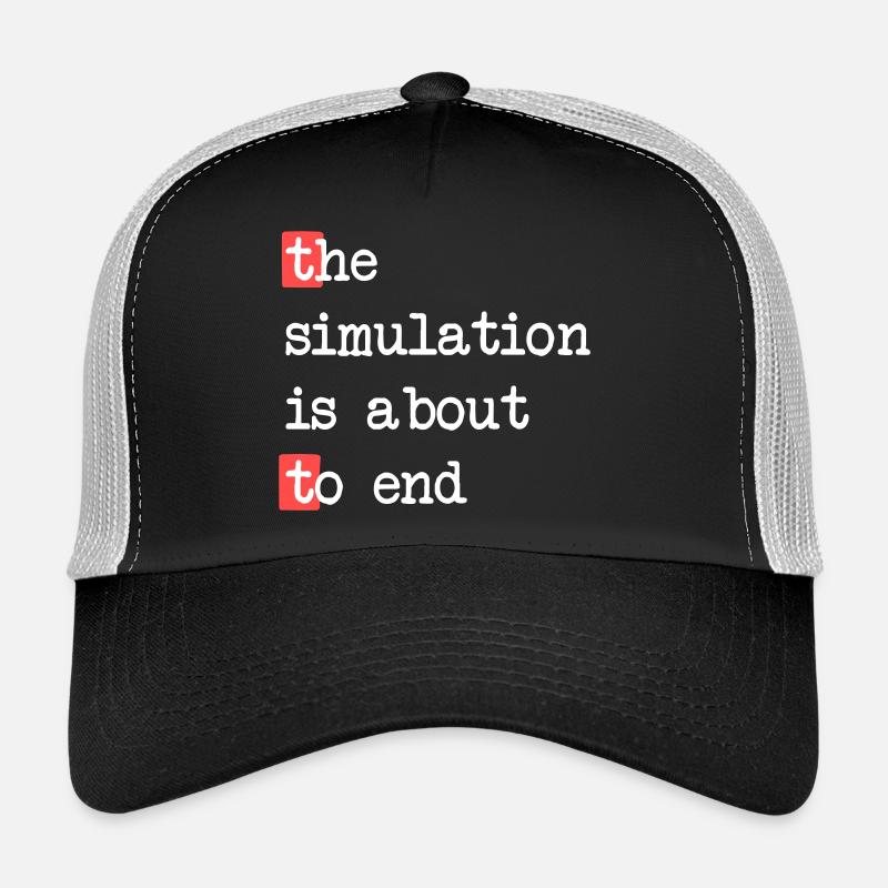 The End of Simulation – Matrix Meets Reality Trucker Cap