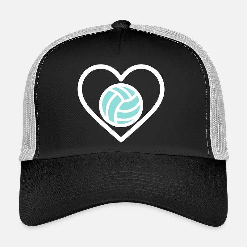 Cuore Volleyball – Passion pour le sport d’équipe Casquette trucker 