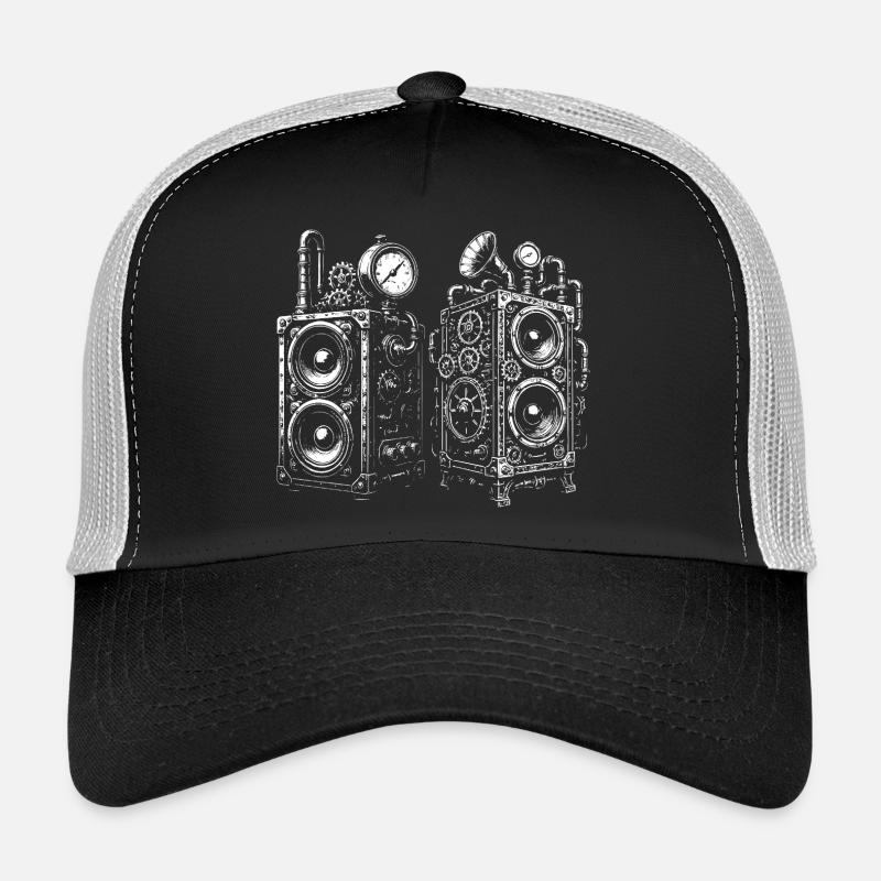 Enceintes Steampunk Gear Casquette trucker 