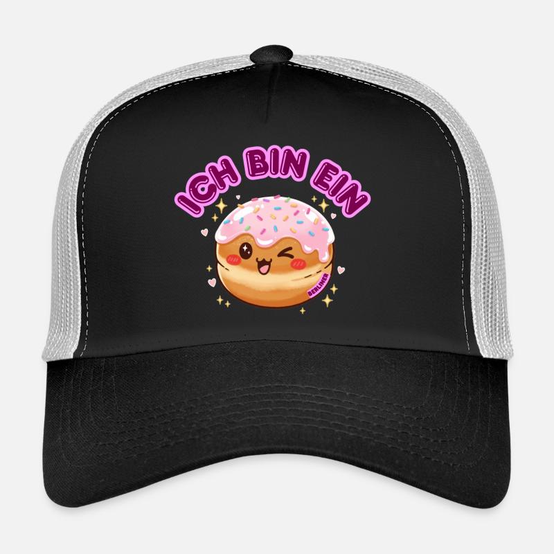 I am a Berliner - Trucker Cap - black/stone grey