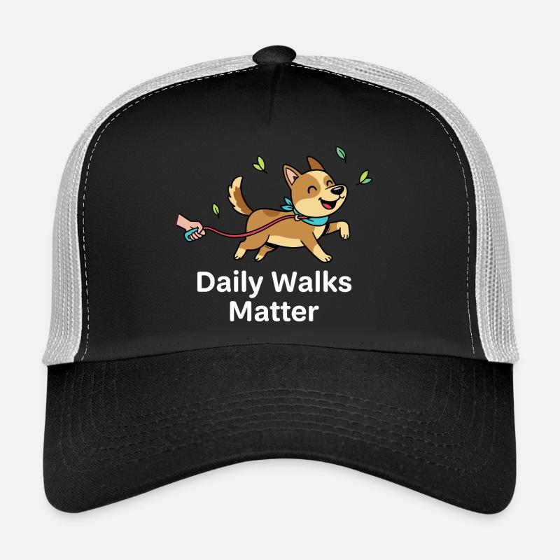 Daily walks count Trucker Cap