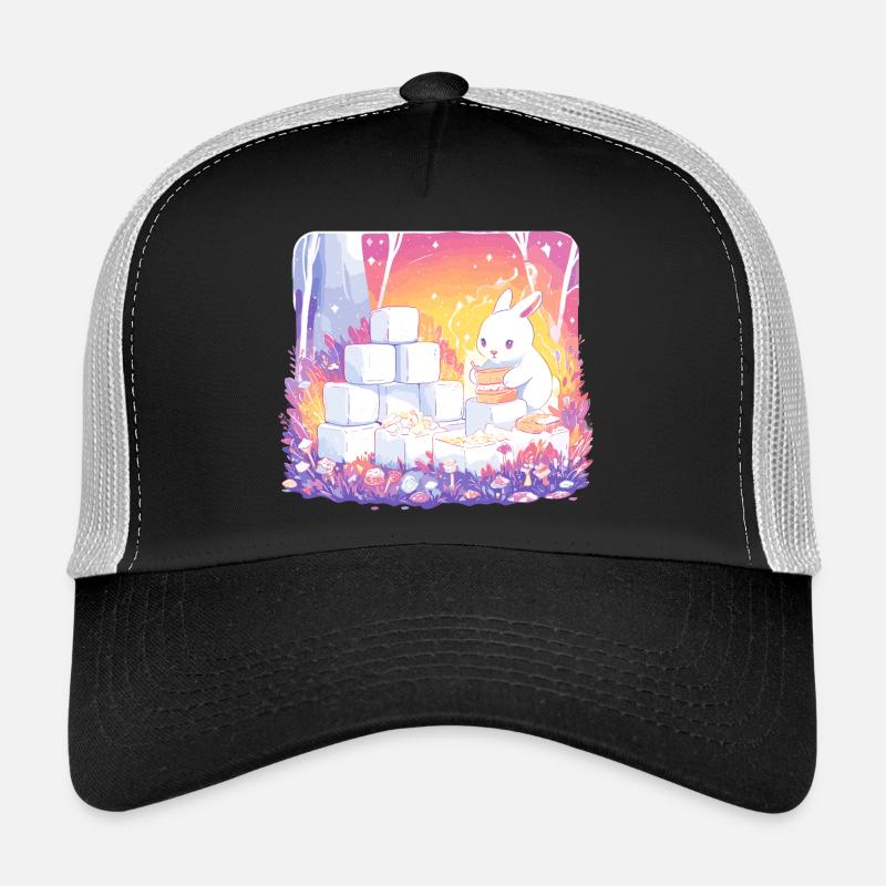 Rabbits in the sugar forest Trucker Cap