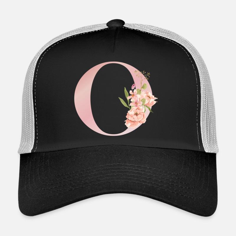C Florale Monogramme Pastel Casquette trucker 