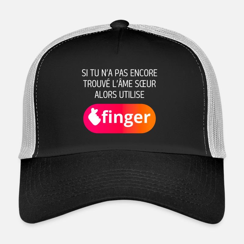 Finger application Trucker Cap
