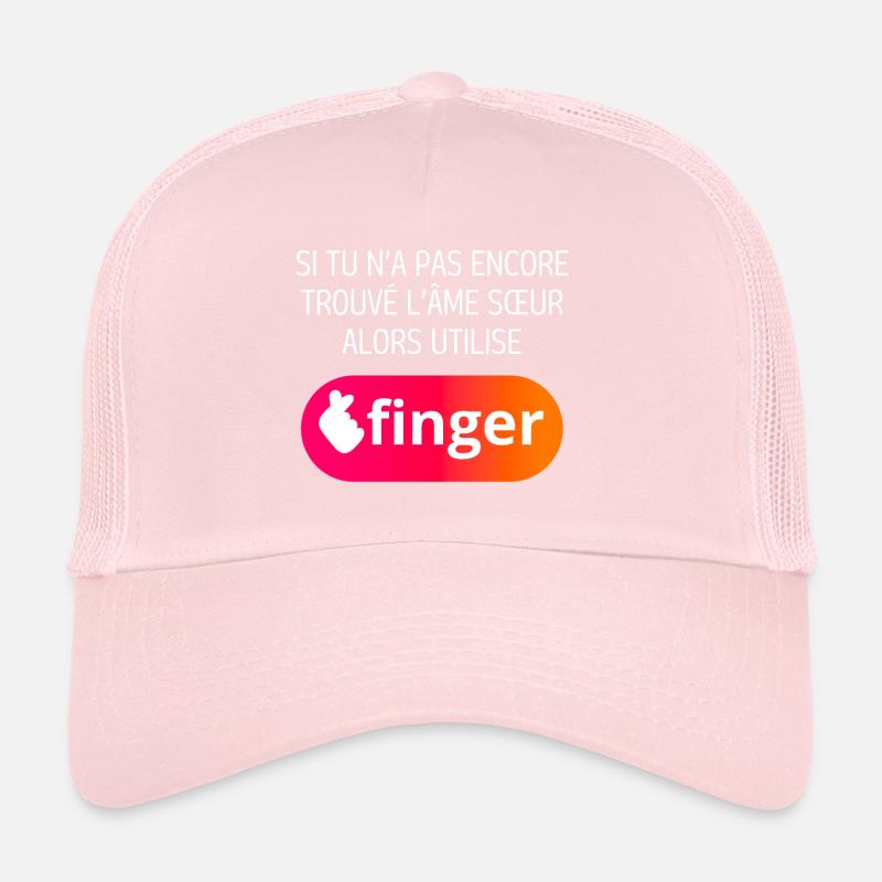 Finger application Trucker Cap