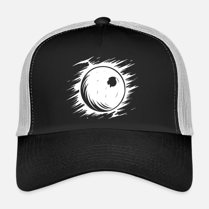 Dessin de boule de bowling Casquette trucker 