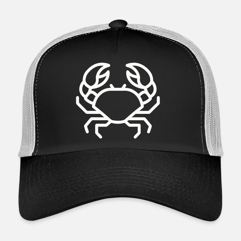 Minimalist Crab Online Trucker Cap
