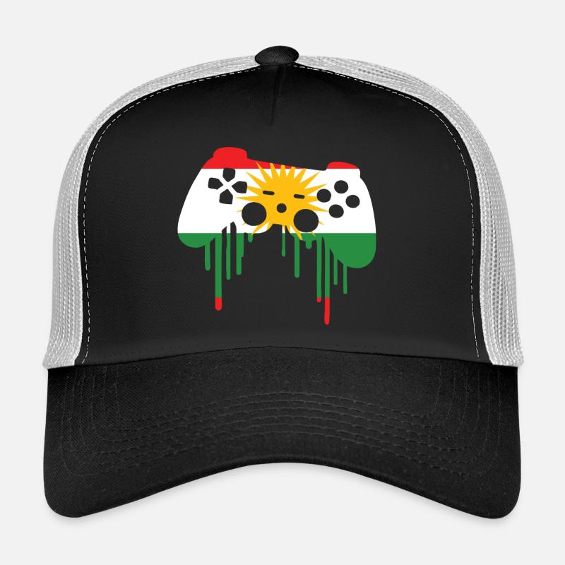 Drapeau de jeu kurde Casquette trucker 