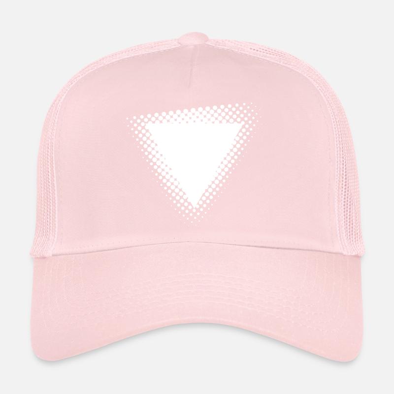 Halftone Triangle Burst Trucker Cap