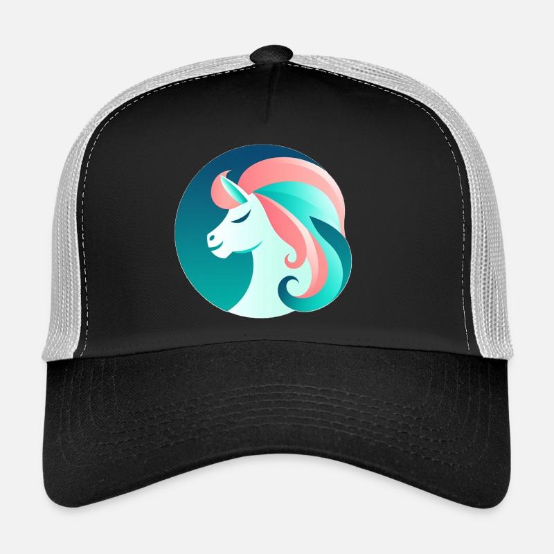 Image de rêve de licorne néon Casquette trucker 