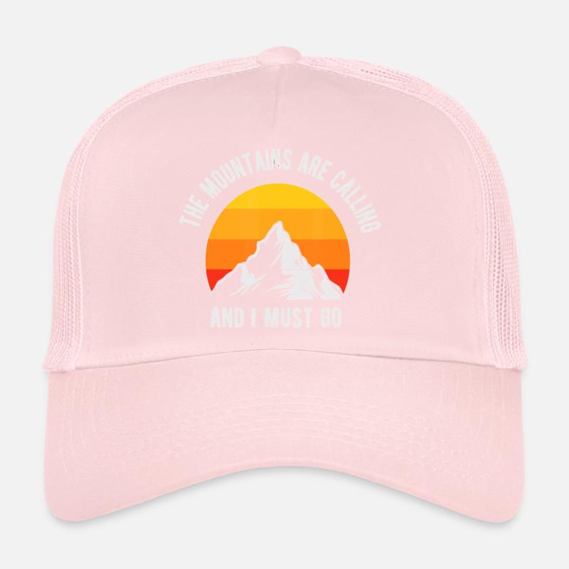 Les montagnes appellent Sunset Peak Casquette trucker 