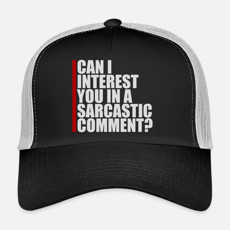 Puis-je vous intéresser à un commentaire sarcastique Lustig Casquette trucker 