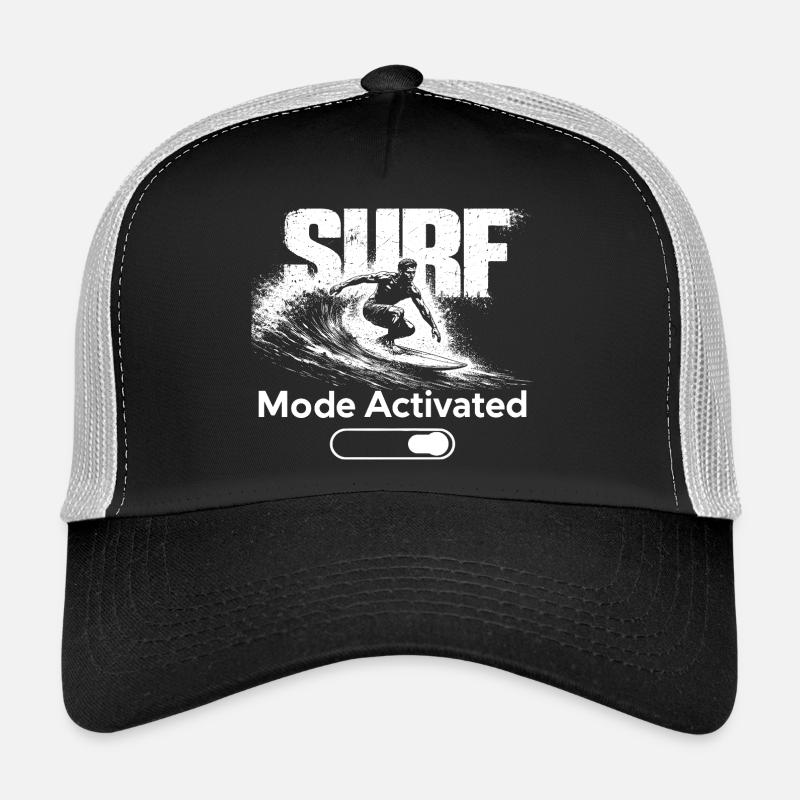 Mode Surf Shirt activé Vague de plage surfeur Casquette trucker 
