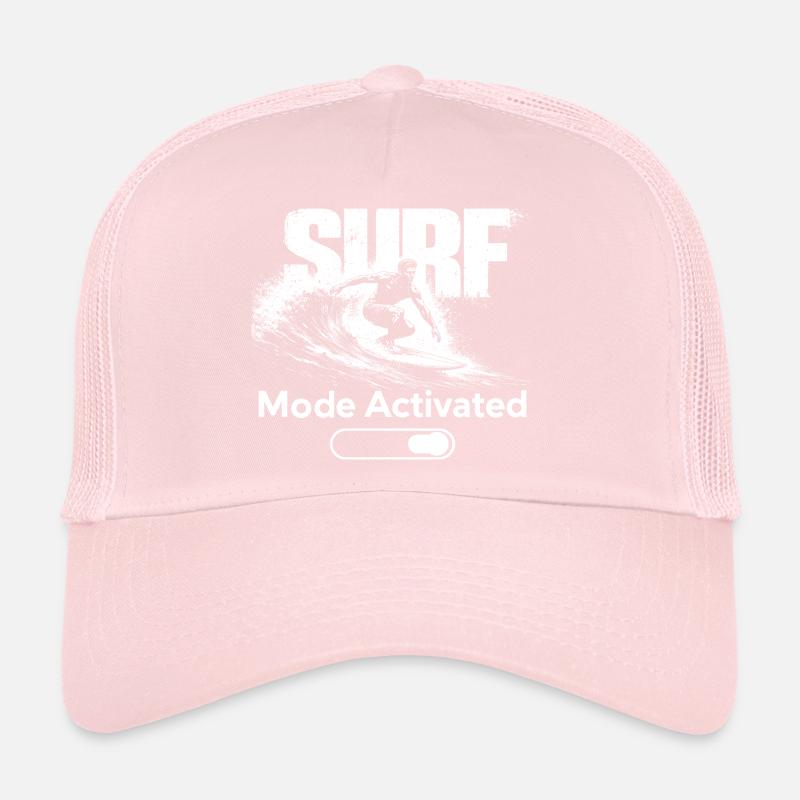 Mode Surf Shirt activé Vague de plage surfeur Casquette trucker 