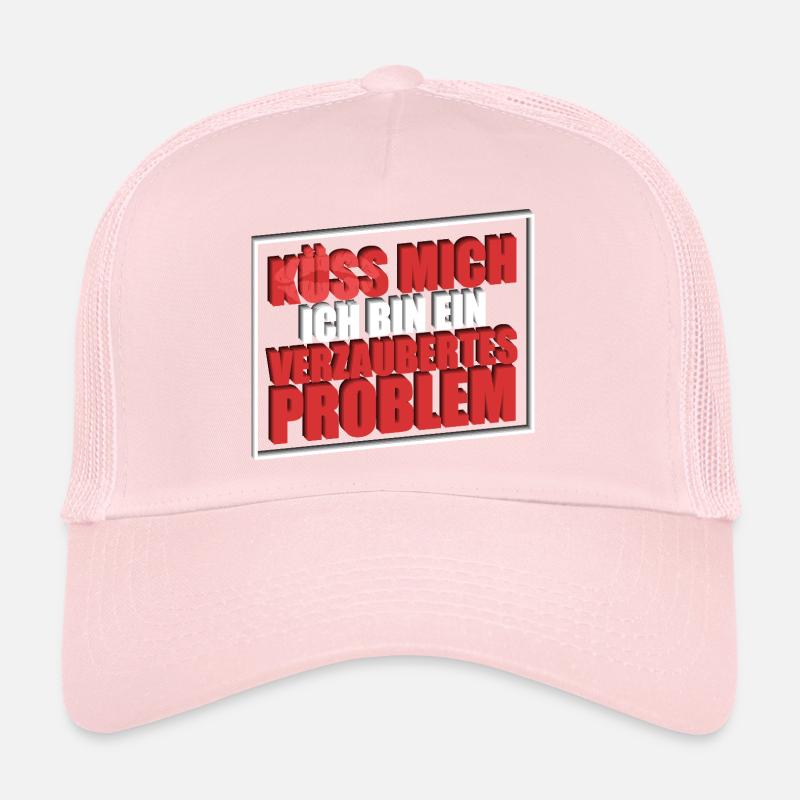 Küss mich ich bin ein verzaubertes Problem Trucker Cap