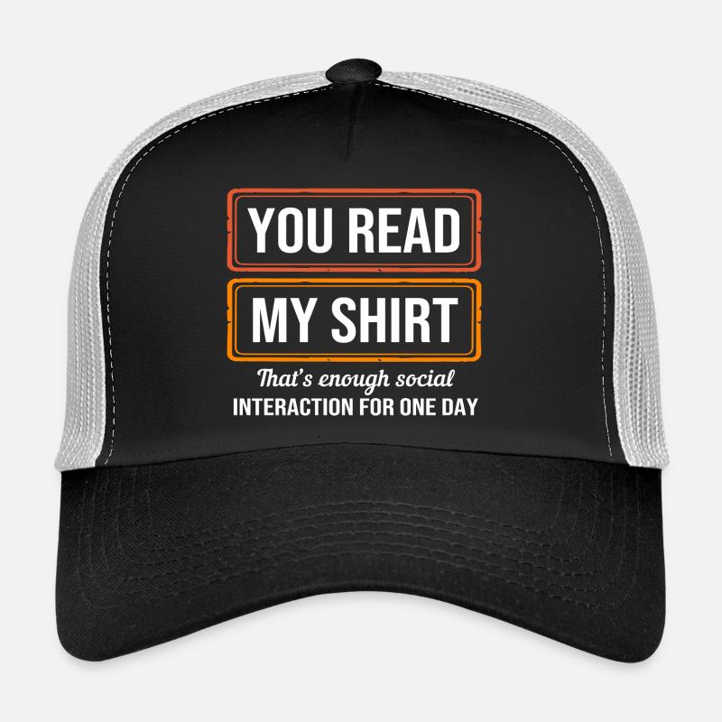Anxiety Anxious Scaredy Introvert Trucker Cap