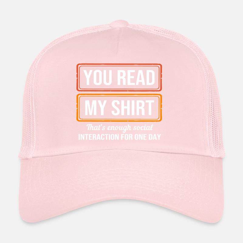 Anxiety Anxious Scaredy Introvert Trucker Cap