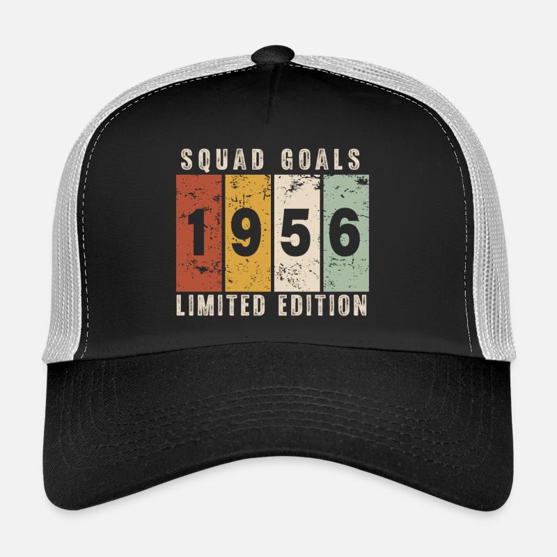 Anniversary 1956 - 70 years - Trucker Cap - black/stone grey