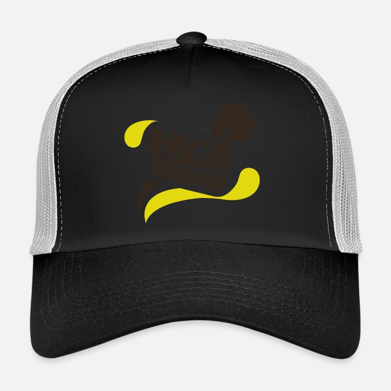Big brushing - Casquette trucker  - noir/gris pierre
