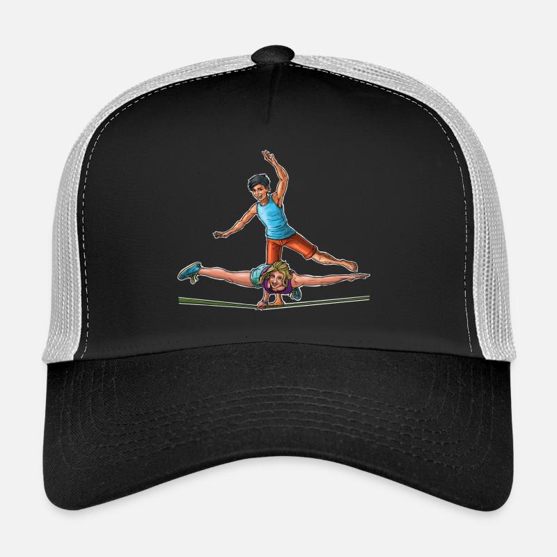 Slackliners - slackline lovers - Trucker Cap - black/stone grey