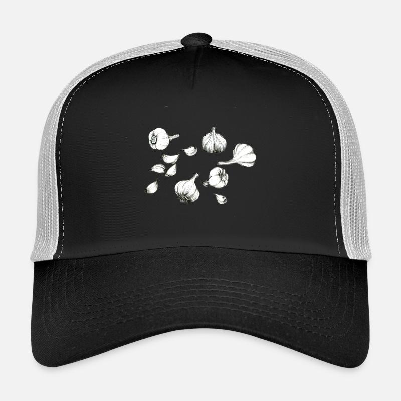 Knoblauch - Trucker Cap - Schwarz/Steingrau