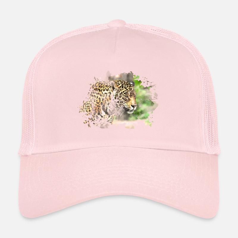 Léopard Casquette trucker 