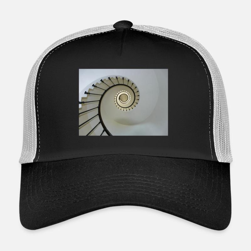 spiral staircase - Trucker Cap - black/stone grey