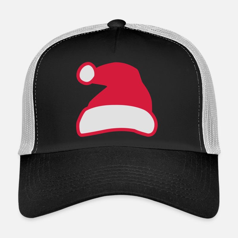 Weihnachten - Trucker Cap - Schwarz/Steingrau