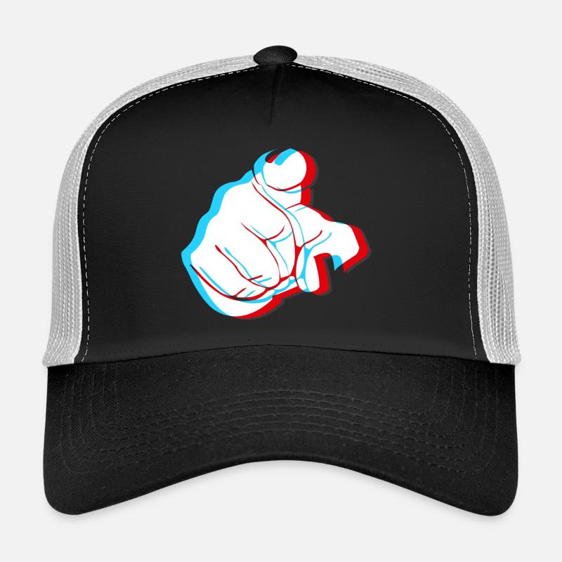 Je vous veux - doigt 3D Casquette trucker 