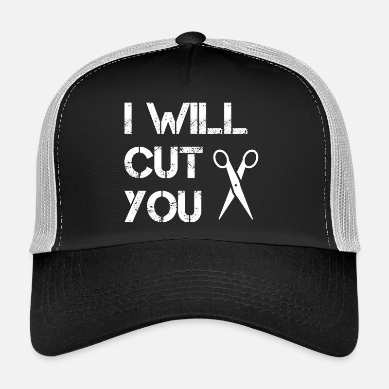 Coiffeur - Je vais te couper Casquette trucker 