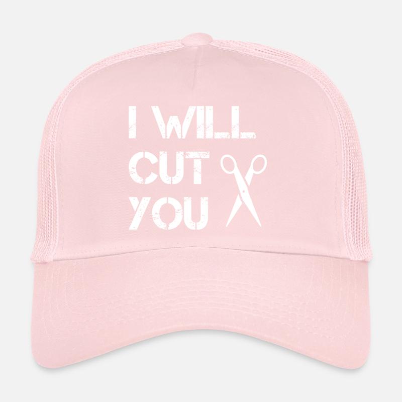 Friseur - Ich werde dich schneiden Trucker Cap