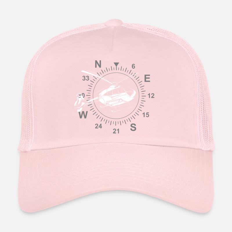 Illustration d’hélicoptère Symbole Hélicoptère Hélicoptère Casquette trucker 