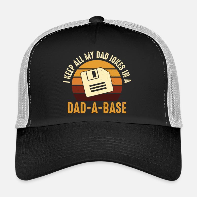 Papa Witz Diskette Retro Design Trucker Cap