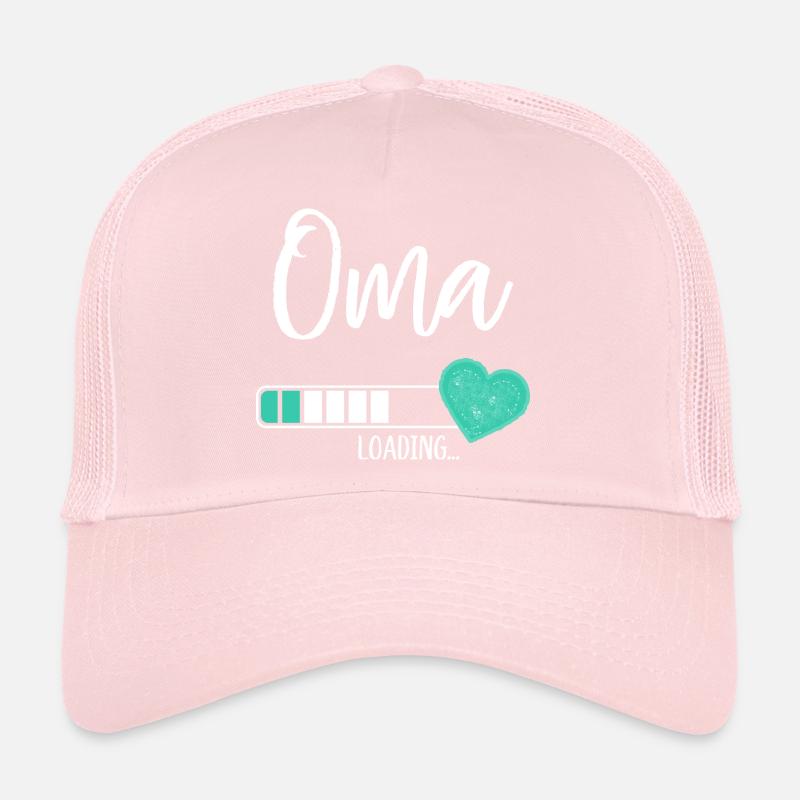 Oma Loading Herz Enkel Junge Werdende Großmutter Trucker Cap