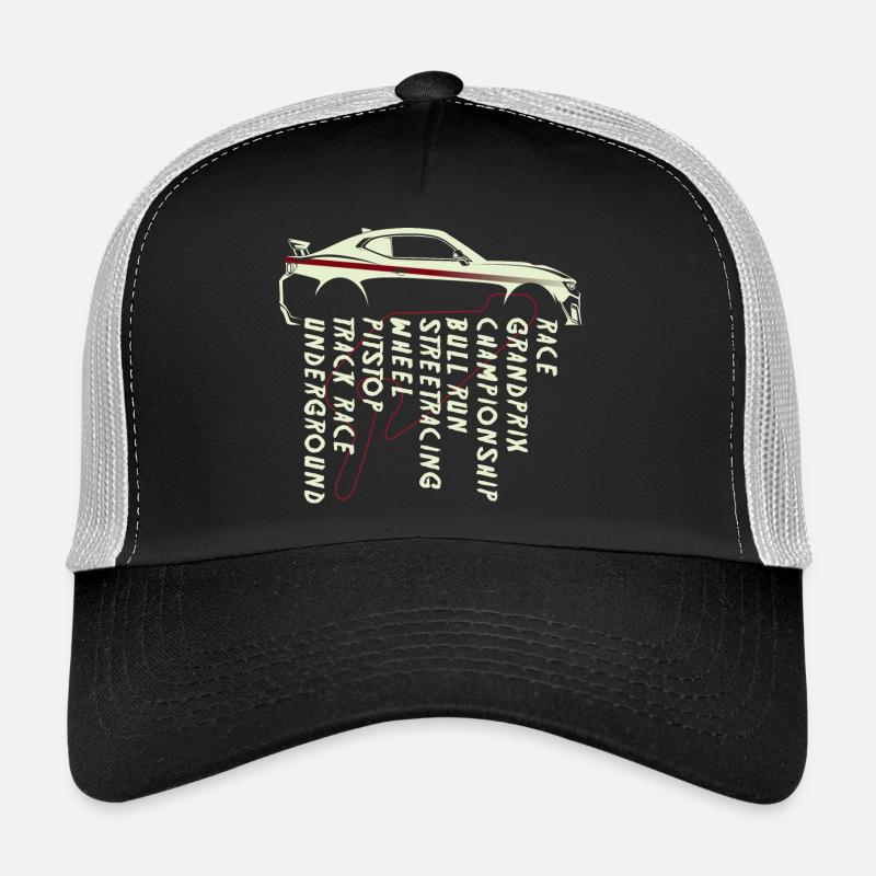 Courses de sport automobile Casquette trucker 