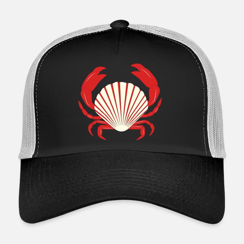 Rote Krabbe Trucker Cap