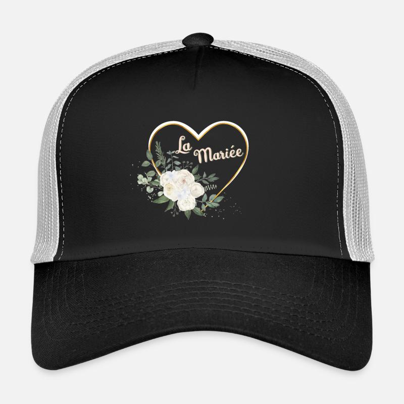Die Braut Blumenherz Gold Trucker Cap