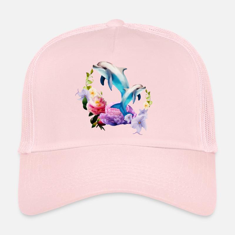 Dauphins Les créatures les plus adorables de la mer Casquette trucker 
