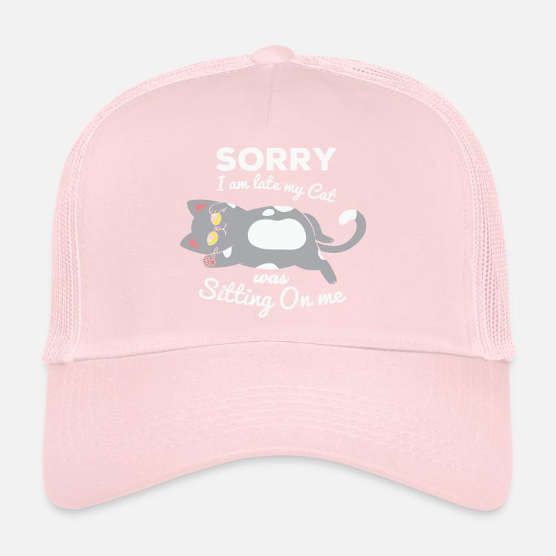 not in the morning, being late, missing the alarm clock Trucker Cap