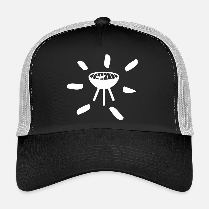 Grill Rays Grilling Chilling Camping Comic Fan Trucker Cap