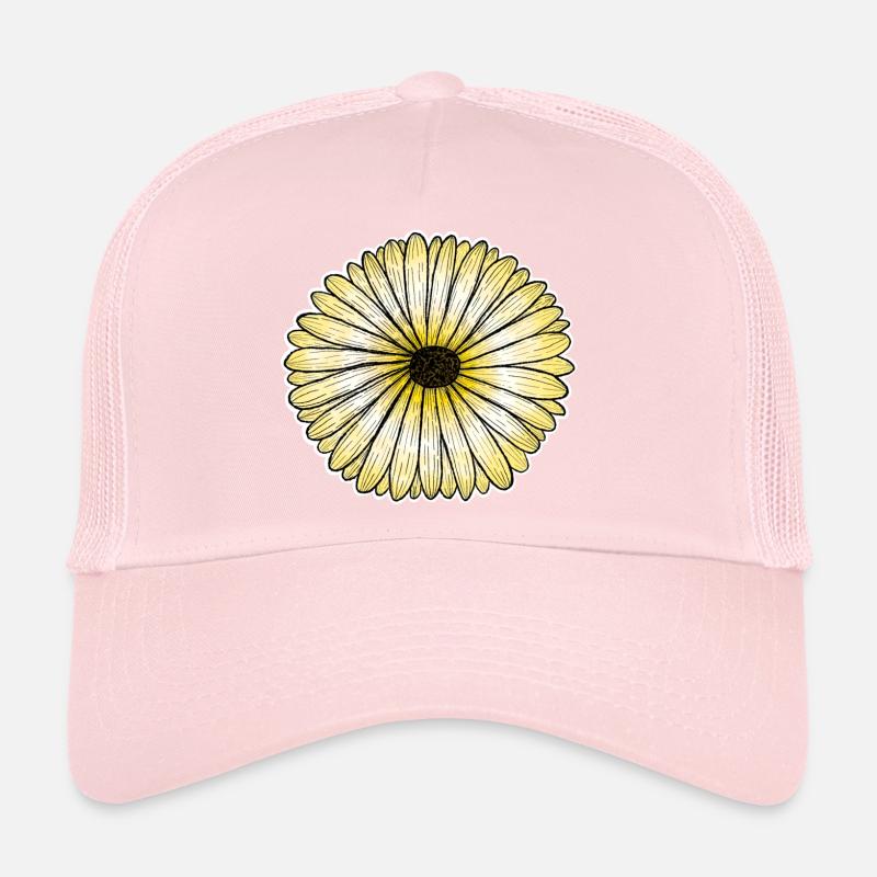 Yellow daisy Trucker Cap