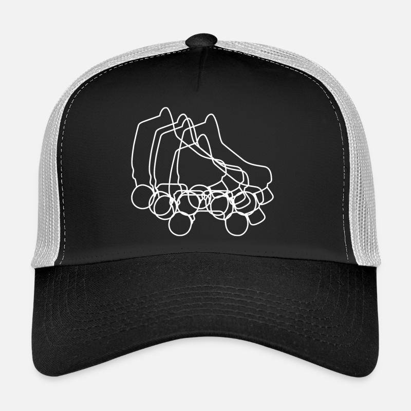 Dessin de patins à roulettes Casquette trucker 