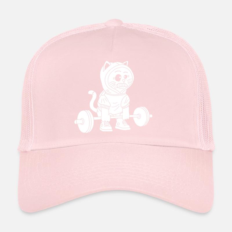 La puissance du chaton blanc Casquette trucker 