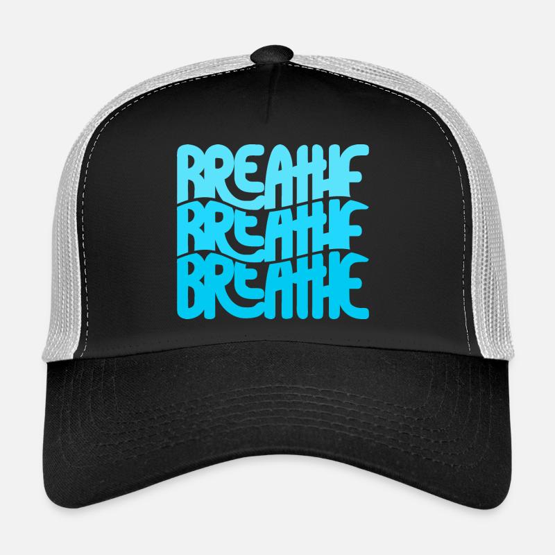 Atmen - Trucker Cap - Schwarz/Steingrau