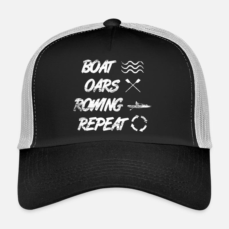 Boat Rowing Rowing Repetition Trucker Cap